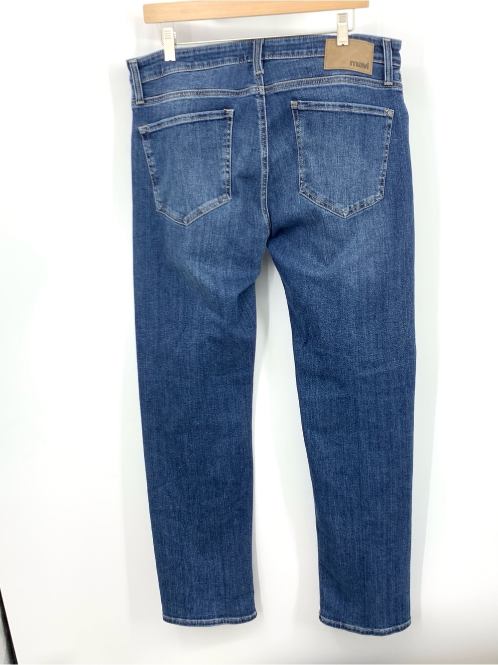 MAVI Men Size 34 x 32 Jeans Zach Straight Leg Pants Light Wash Organic Stretch - Picture 3 of 6